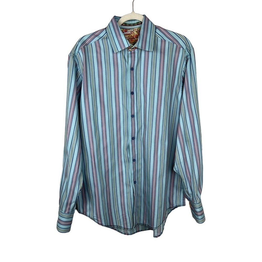 Robert Graham Striped Flip Cuff Shirt